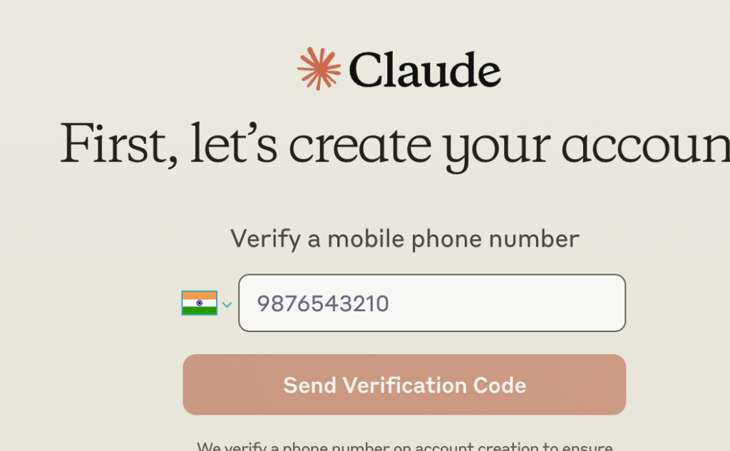 verify number claude ai